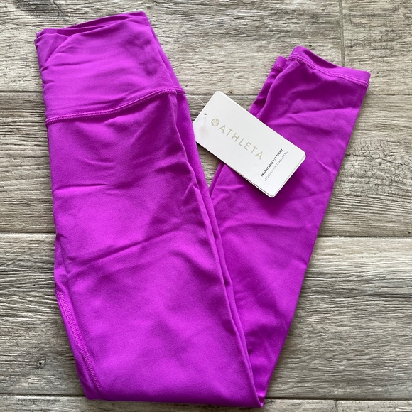 ❤️ ATHLETA TRANSCEND 7/8 LEGGING TIGHTS SIZE XS NEW - Picture 2 of 8
